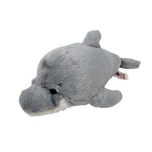 Bottlenose Dolphin Plush Stuffed Animal 10" Gray & White HM220 Ganz Webkinz